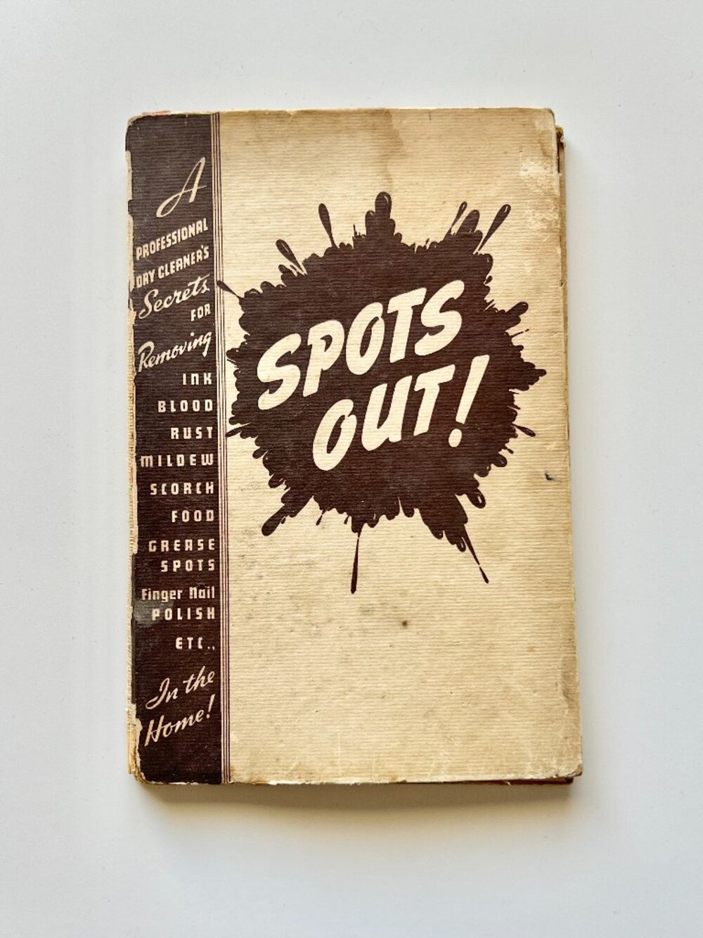 Vintage Book Spots Out! A Professional Dry Cleaner's Secrets for Removing Stains